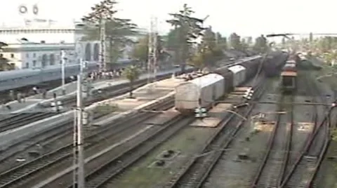 Sochi.Vokzal Stock Footage 1927637