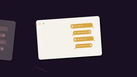 Social App UI Cards Vídeos de archivo 342990577