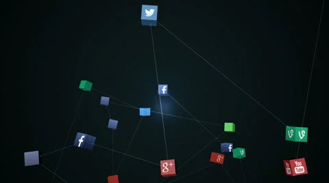 Social Apps Rapid Network Growth Stock Footage 49940833