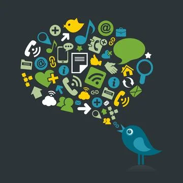 Social bird Stock Photos