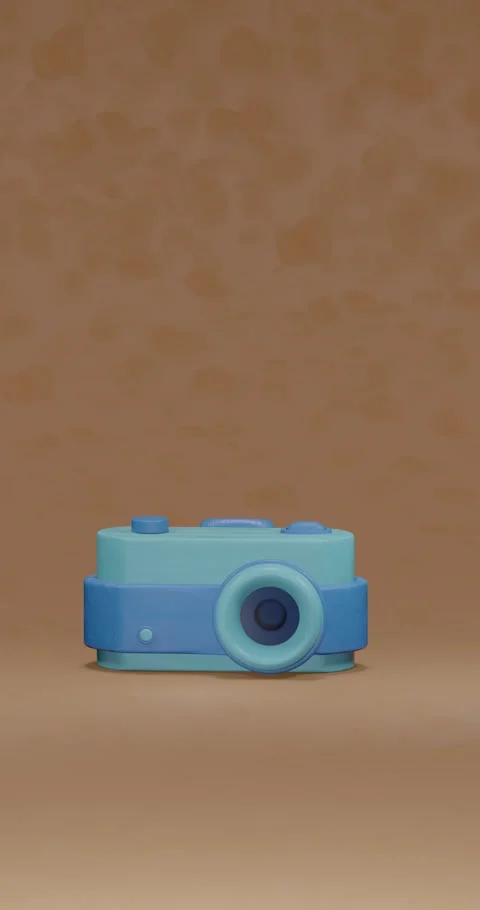 Social blue camera Stock Footage 278234895