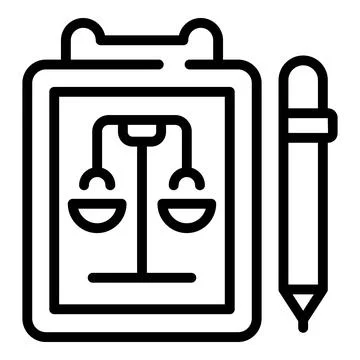 Social board icon outline vector. Trust service Stock Illustration