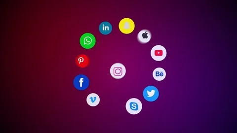 Social Circle Logo Stock After Effects