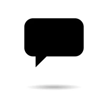 Social comment, send post, like symbol for web. Media button sign, flat desig Stock Illustration