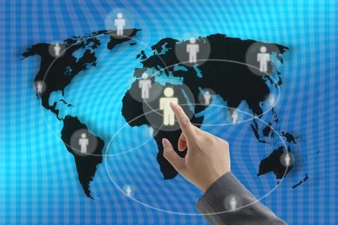 Social community Stock Illustration