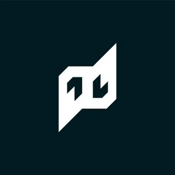 Social concept vector logo design template. Science technology abstract icon  Stock Illustration