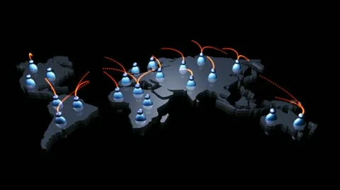 Social Connection animation Stock-Footage 12280418