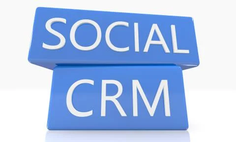 Social crm Stock Illustration