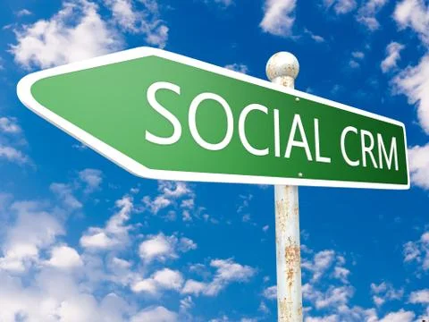 Social crm Stock Illustration