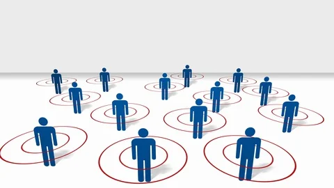 Social Distancing Animation Vídeo Stock 129463674