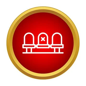 Social distancing concept with restricted seating icon Stock Illustration