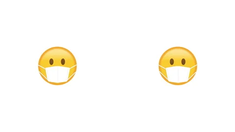 Social Distancing Face Mask Explainer Virus Pandemic Stockbeeldmateriaal 134553673