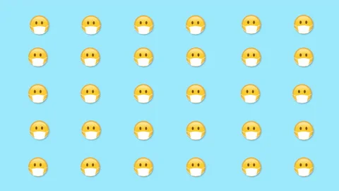 Social Distancing Face Mask Explainer Virus Pandemic Stock Footage 134554987