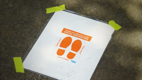 Social Distancing Stock-Footage 130036712