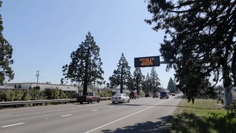 Social Distancing with Spring Breakers during Coronavirus Lockdown &amp; Quarantine Stock Footage 126950724