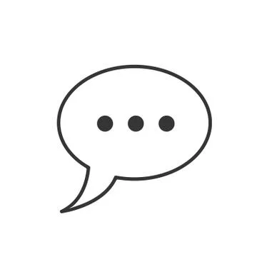 Social engagement solid icon, seo development, Speech bubbles sign, a filled Stock Illustration