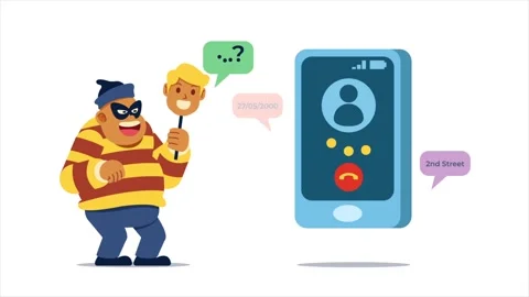 Social Engineering Talk By Phone Stock Footage 310600936