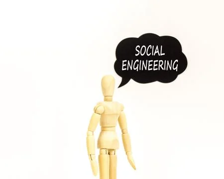 Social engineering words symbol. Concept words Social engineering on beautifu Stock Photos