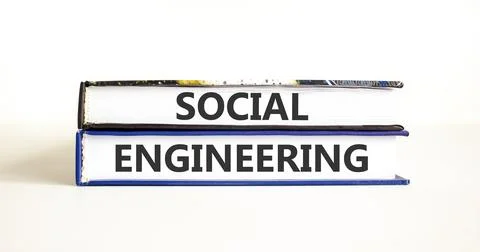 Social engineering words symbol. Concept words Social engineering on beauti.. Stock Photos