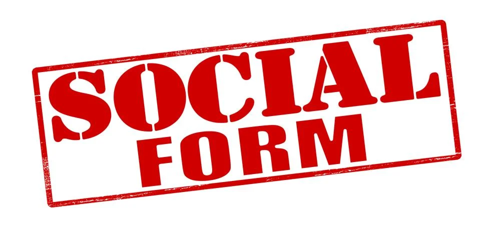 Social form Stock Illustration