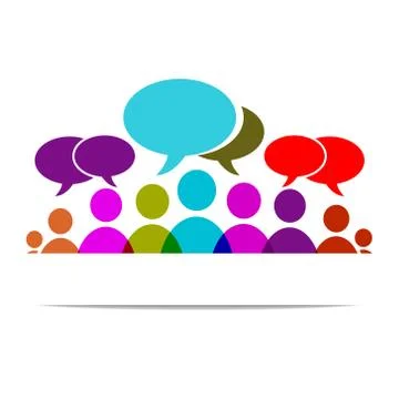 Social forum Stock Illustration