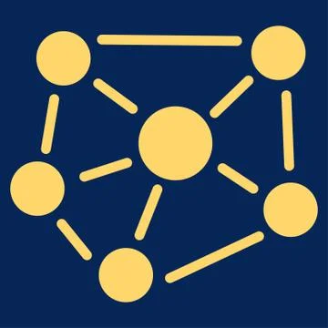 Social Graph icon 스톡 일러스트