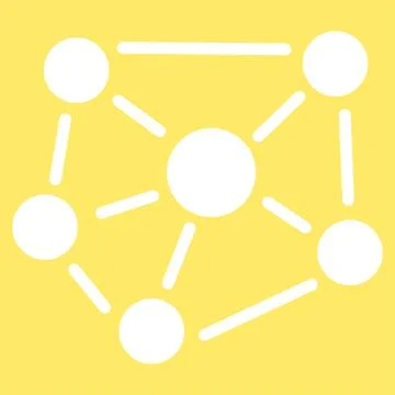 Social Graph icon Stock Illustration