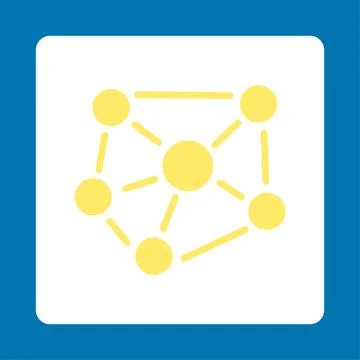 Social Graph icon Stock Illustration
