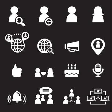 Social icon Stock Illustration