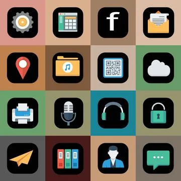 Social icon Stock Illustration