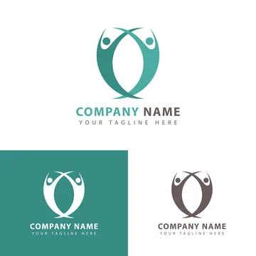 Social icon logo Illustrazione stock