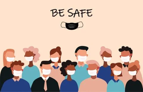 A social important thing is caring about your health Stock Illustration