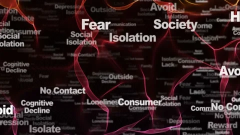 SOCIAL ISOLATION Keywords Animation, Background, Loop Stock Footage 169670543