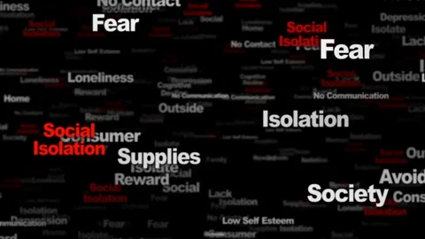 SOCIAL ISOLATION Keywords Animation, Background, Loop Stock Footage 295910598