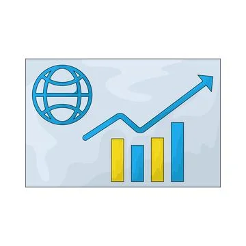 Social media analytics illustration Stock Illustration