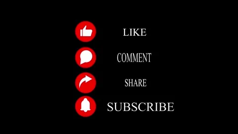 Social media animation with red data dots. Social media like comment share .. Stock Footage 337618217