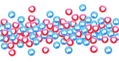 Social media background. Stock Illustration