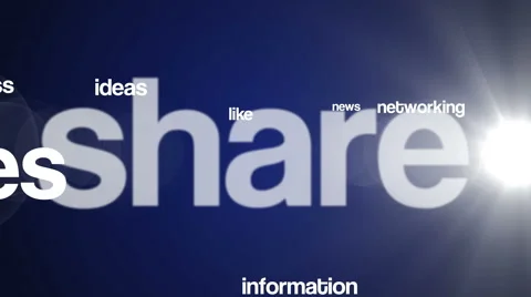 Social media background text 4K blue-red Video stock 58559617