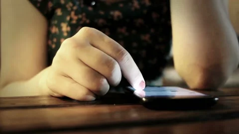 Social media background of using cellphone Stock Footage 136148773