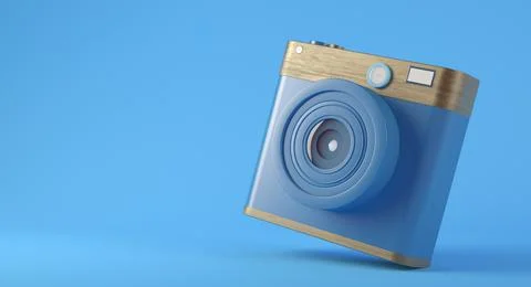 Social media camera concept Stock Illustration