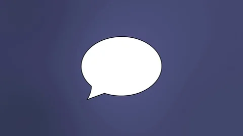 Social Media Chat Icon Wind Dissolve Video stock 104733151