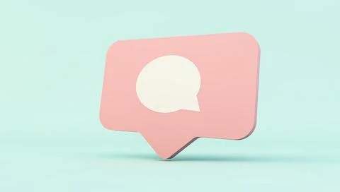 Social media comment icon Illustrazione stock