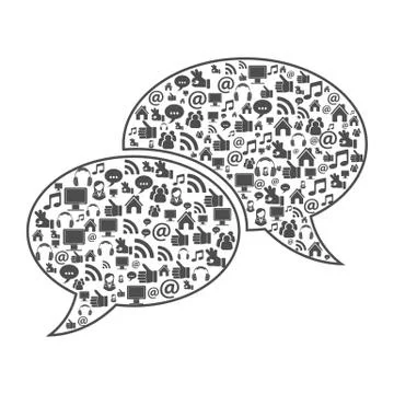 Social Media Concept Stock Illustration