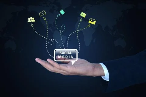 Social media concept Stock Illustration