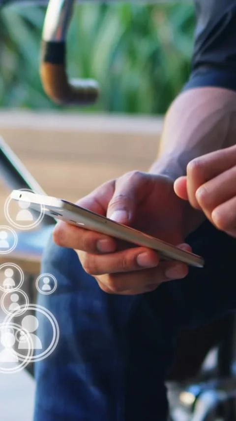 Social media connection 4k Stock Footage 324785767