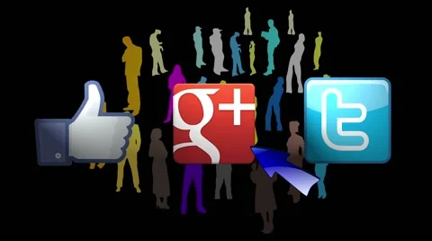 Social Media connection. Stock Footage 50502620