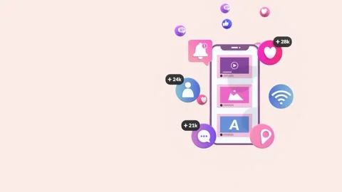 Social Media Copy Space Jun25 Stock Footage 313852290