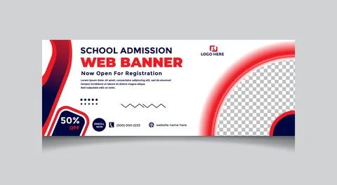 Social media creative web banner designset for you business ads, banner, Stock Illustration