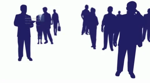 Social media in crowd Video stock 12019604