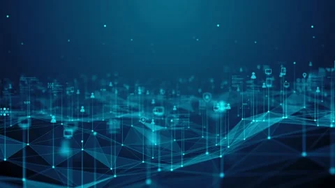 Social media data mining cyber security network information technology Stock Footage 162931996